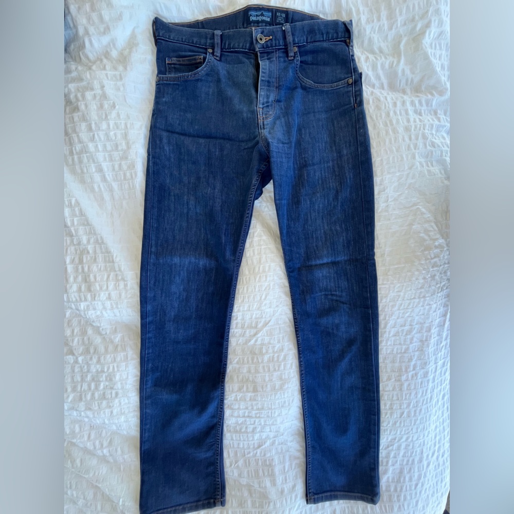 Men's Patagonia Straight Leg Blue Jeans